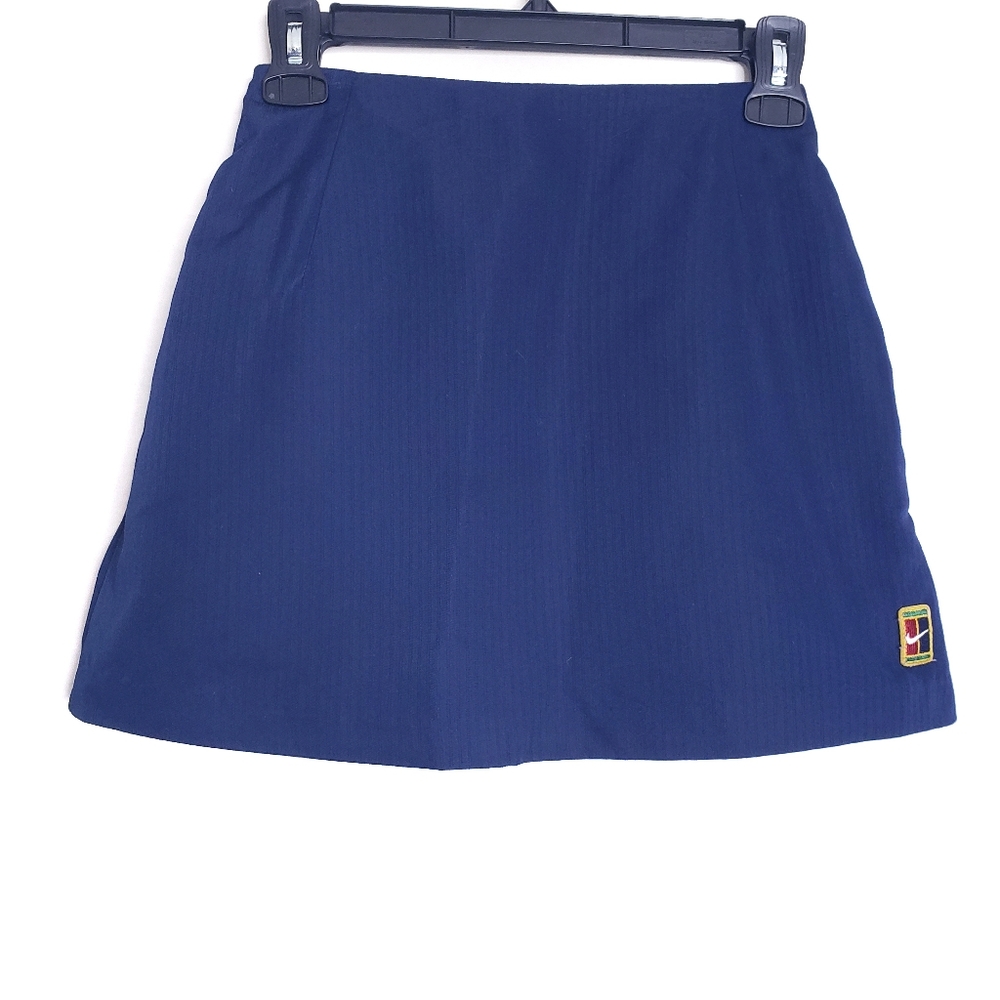 Nike Navy Blue Pull On Athletic Skirt Girls Youth Size Medium 8-10
